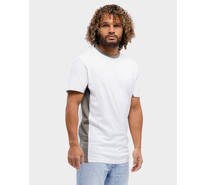 Unisex Contrast T-shirt twee kleurig korte mouwen