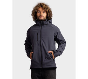 Men Everywear Softshell Hooded Jacket lange mouwen