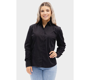 ladies poly-Cotton Mix Poplin lange mouwen