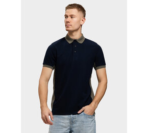 Men Contrast Polo