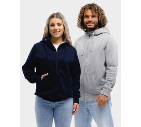 Ladies Heavysweat Hooded Cardigan full zip