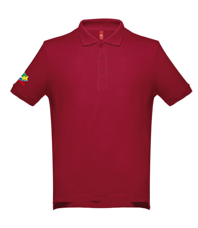Scouting De Rimboejagers Burgundy polo kids Explorers