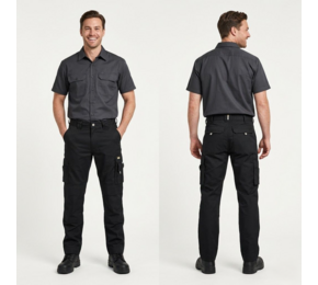 Miami Katoen Werkbroek met kniezakken