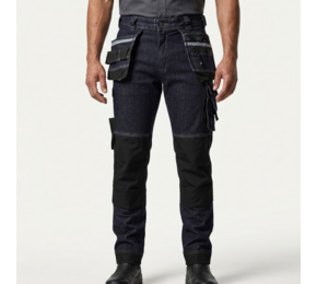 Melbourne Stretch holsterzakkenjeans met kniezakken