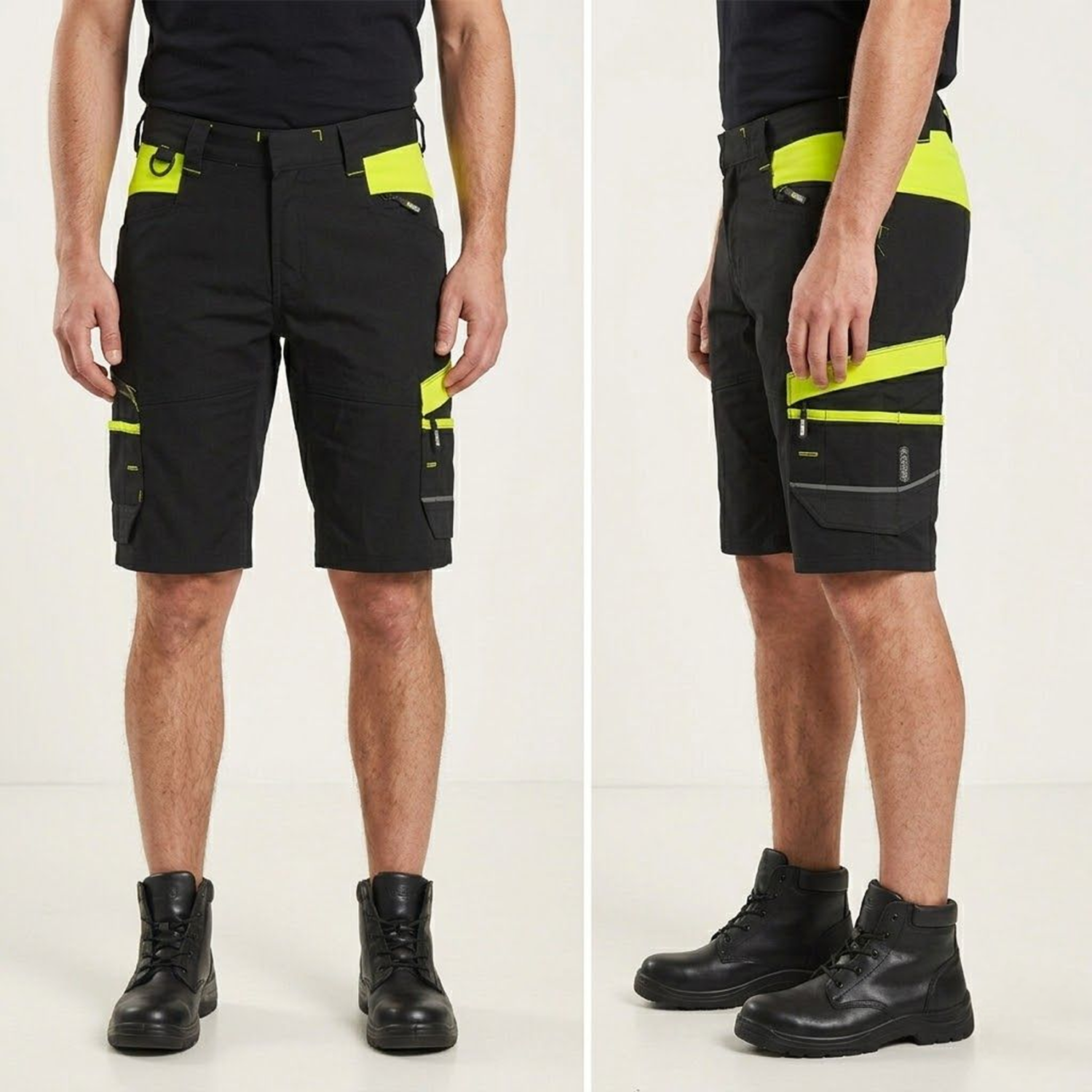 Manilla Werkshort met stretch