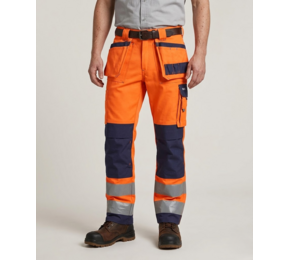 Glasgow Hogezichtbaarheidsholsterzakkenbroek met kniezakken