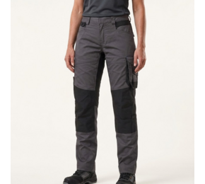 Dynax Women Werkbroek met stretch en kniezakken voor dames