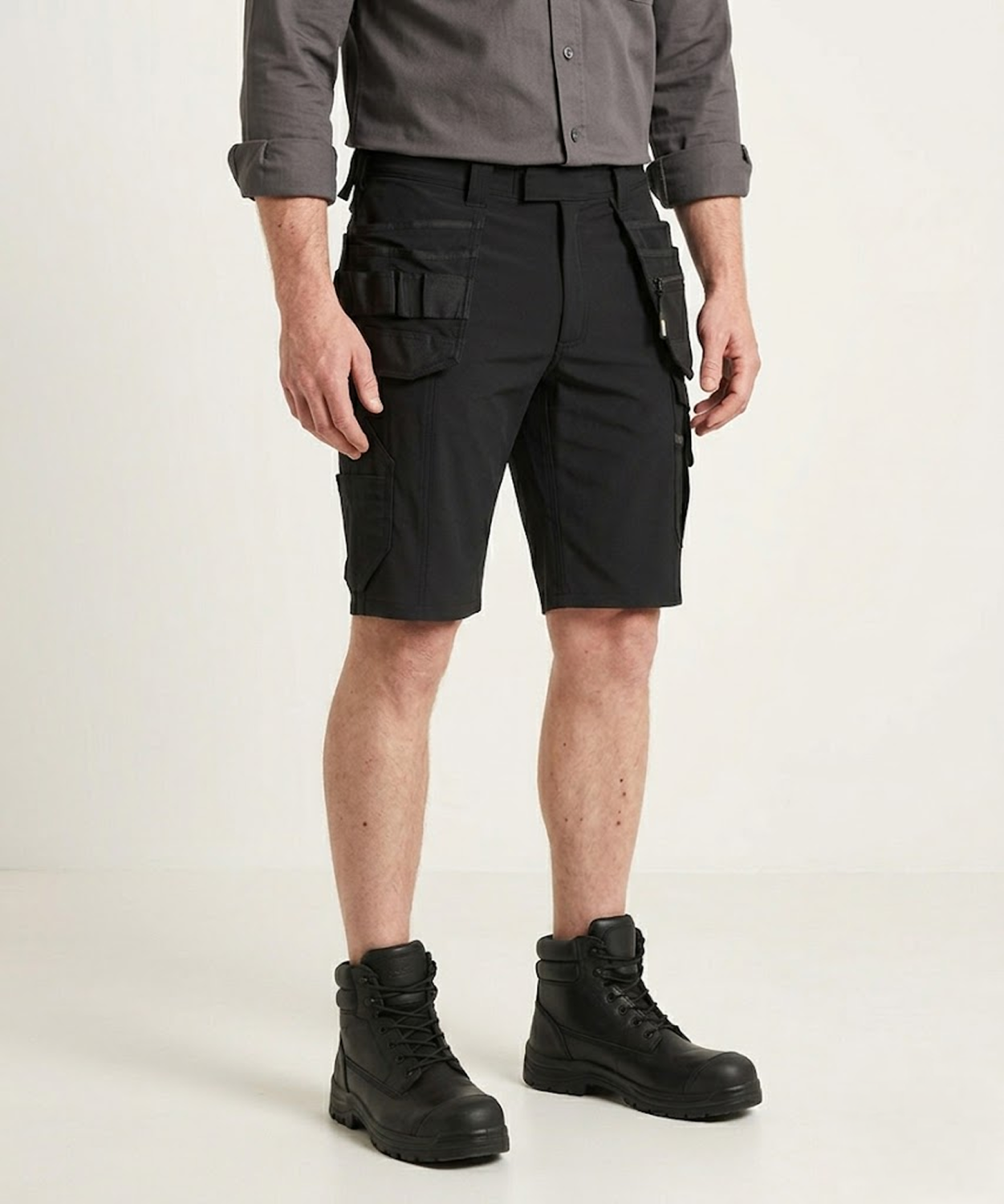 Aurax Holsterzakkenshort met stretch