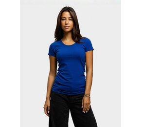 Ladies Cotton Elastane T-shirt korte mouwen