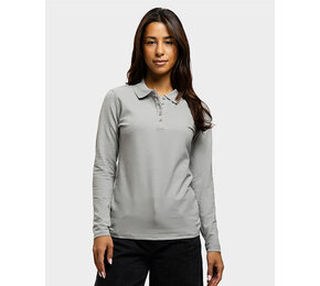 Ladies Cotton Elastane Longsleeve Polo lange mouwen