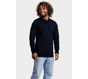 Men Cotton Elastane Long Sleeve Polo