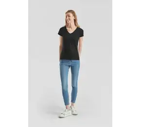Fruit of the Loom Lady-Fit Valueweight V-neck T-shirt