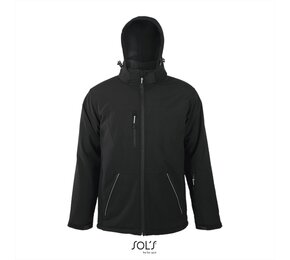 Sol's Rock Men Softshell Jackets Full-Zip Hooded