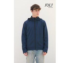 Sol's Race Hooded Men Softshell Jackets Full-Zip Hooded
