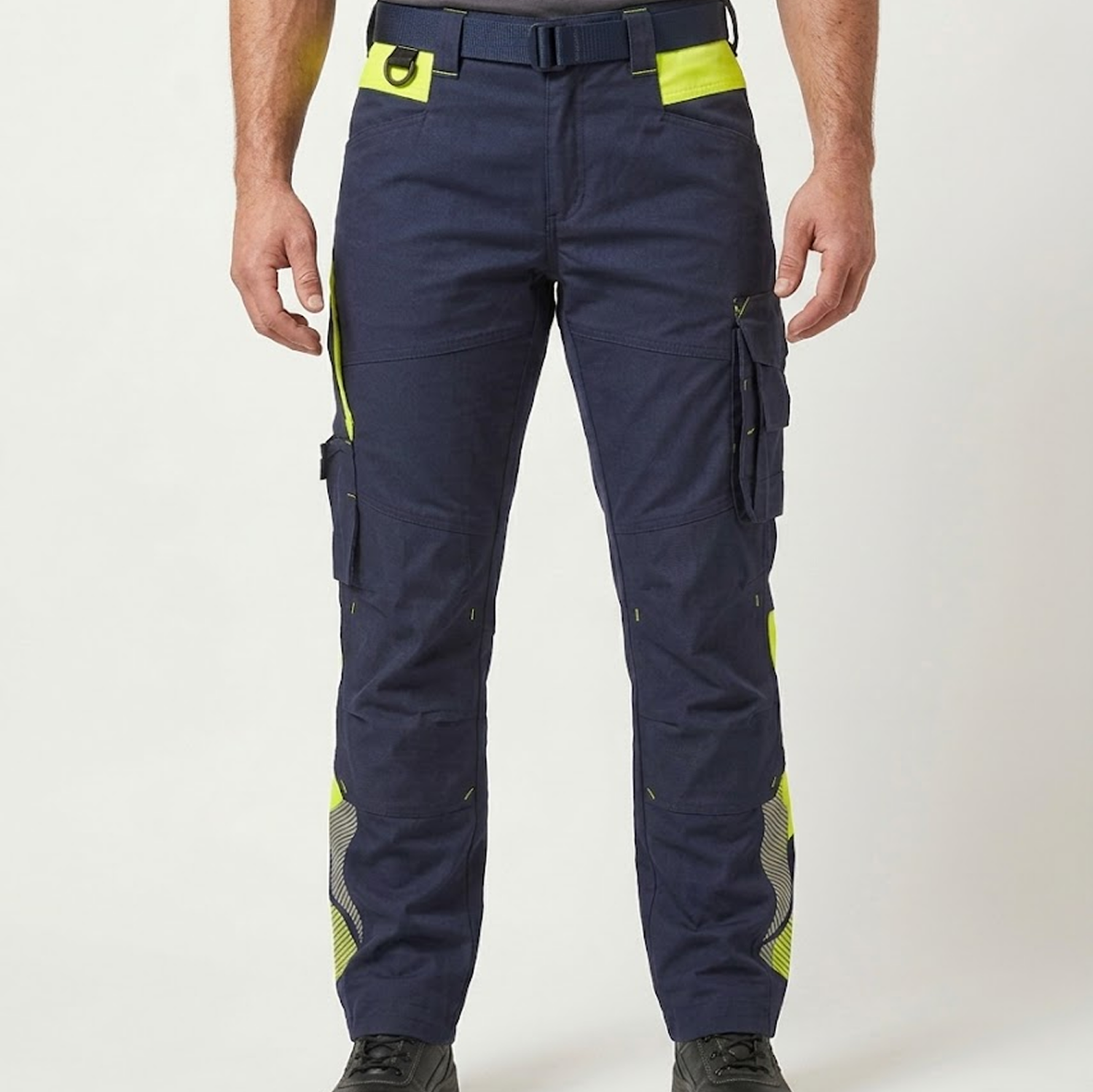 Canton Werkbroek met stretch en kniezakken