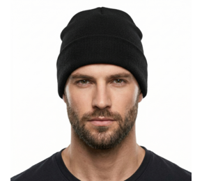 WINTERACTIE: Acrylic Beanie With 3M Thinsulate Lining With Roll Up 3059 incl borduring