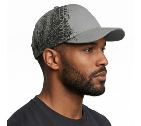 Breathable Poly Twill With Tyre Print 4186