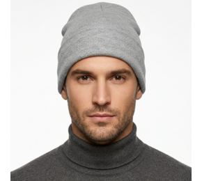 Rolled Down Acrylic Beanie 4263