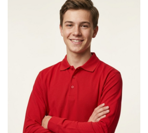 Clique Basic polo l/s junior