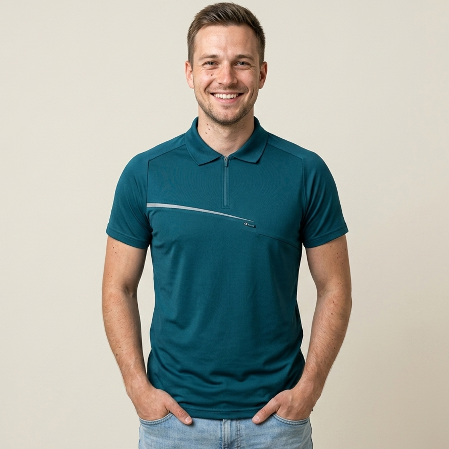 Advanced poloshirt met borstzak 17283