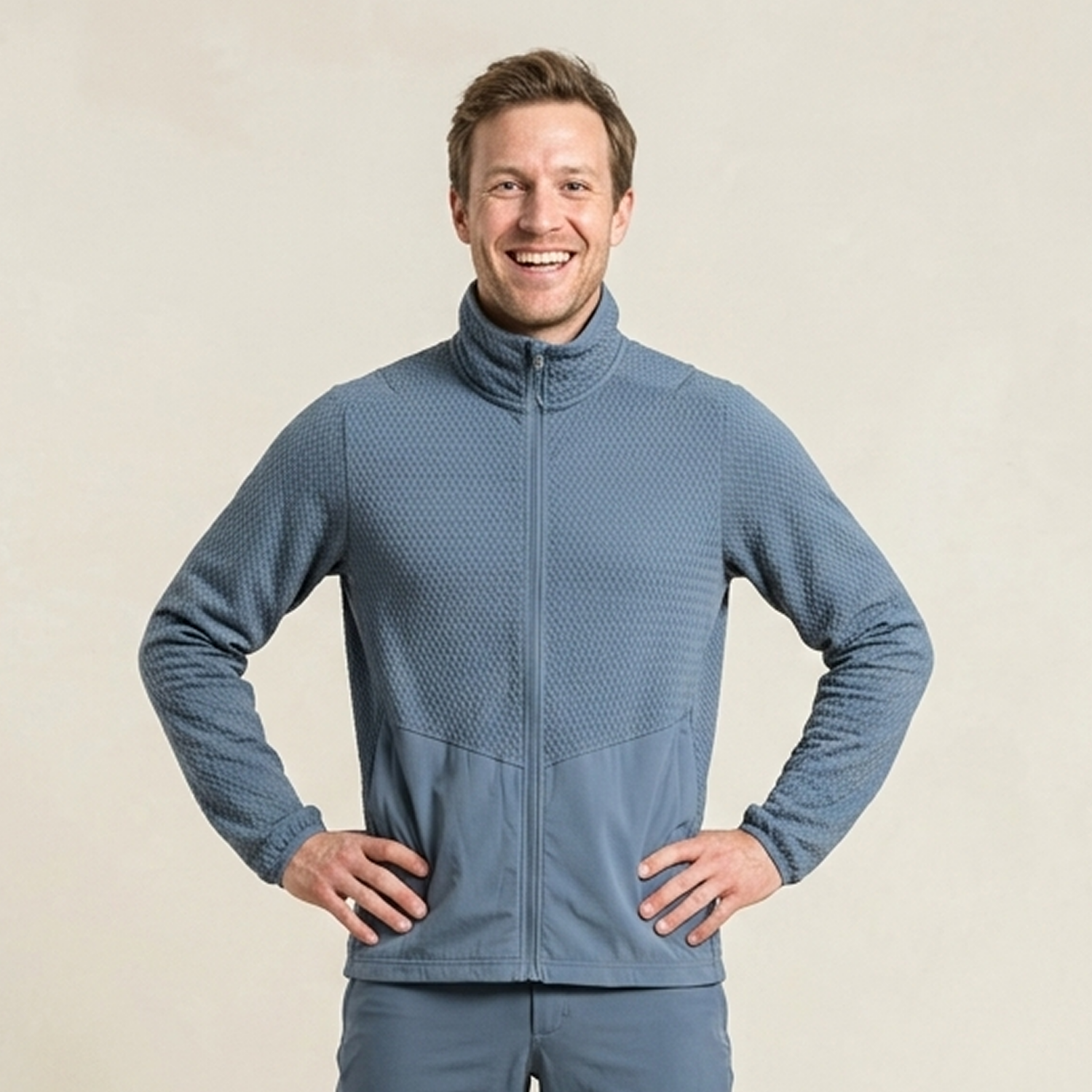 Customized Microfleece trui met rits 22803
