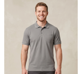 Orgon | crossover poloshirt met borstzak 51586