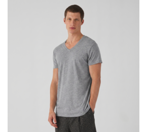 B&C Triblend V-neck T Men