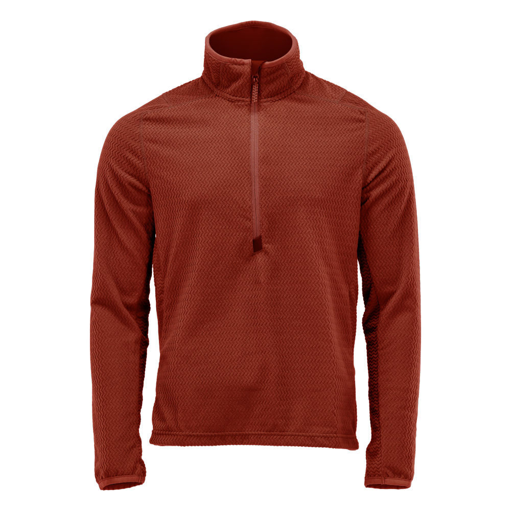 Microfleece trui met korte rits  22703