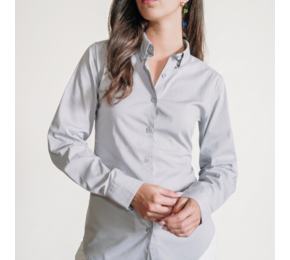 Paris women poplin shirt long sleeve