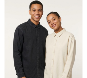Worker Shirt unisex overhemd lange mouwen STWU975