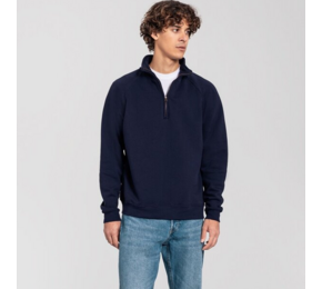 Iconic Premium Zip Neck Sweat