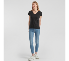 Lady-Fit Valueweight V-neck T-shirt