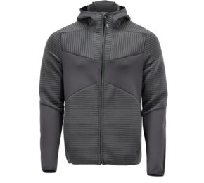 Fleece capuchontrui met rits  22603