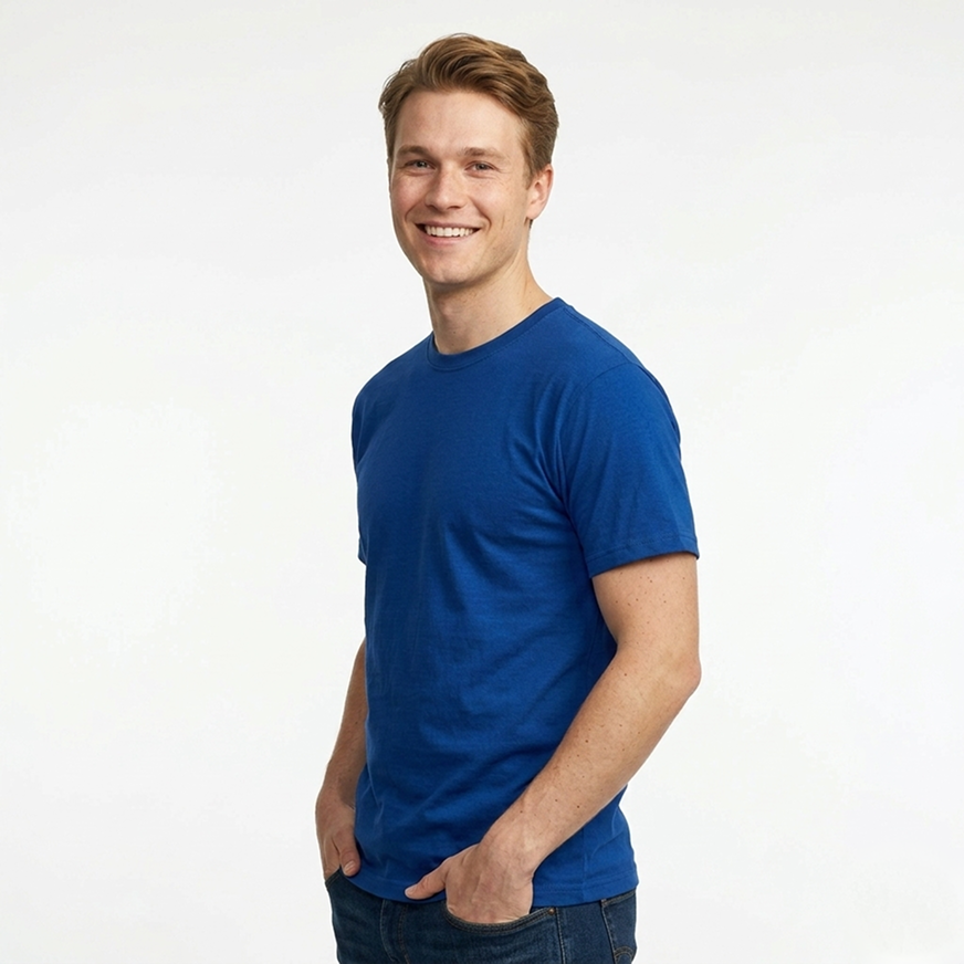 Basic-t Men T-shirt korte mouwen