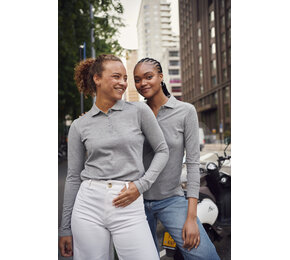 Manhattan l/s polo Ladies long sleeve