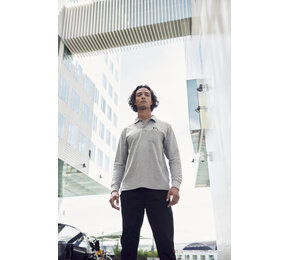 Basic Polo Pocket L/S Unisex long sleeve polo