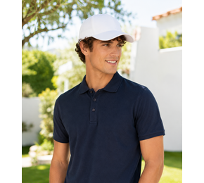 Classic cap unisex met zes panelen