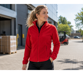 Basic Micro Fleece Jacket Ladies fleece vest full zip