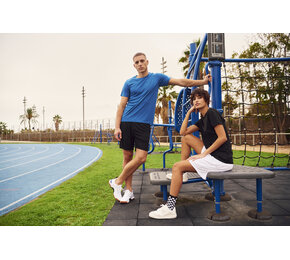 Basic Active Shorts unisex Spun Dyed korte broek