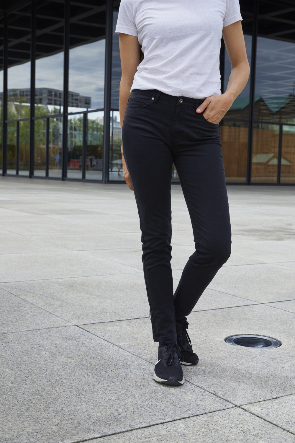 5-Pocket Stretch Ladies met twee steekzakken