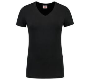 Premium T-shirt V Hals Fitted Dames 101008