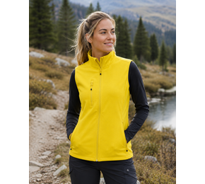 classic softshell vest Ladies 3-laagse softshell vest