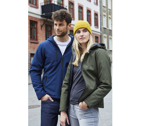 Padded Hoody Softshell Ladies gewatteerd softshell jack met capuchon