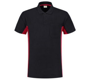 Casual Poloshirt Bicolor Borstzak 202002
