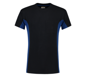 Casual T-shirt Bicolor Borstzak 102002
