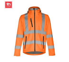 Zagreb unisex high visibility softshell work jacket