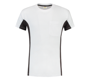 Casual T-shirt Bicolor Borstzak 102002