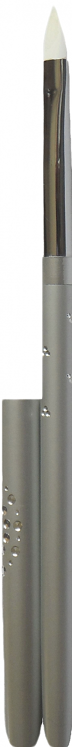 Gel Penseel #6 zilver