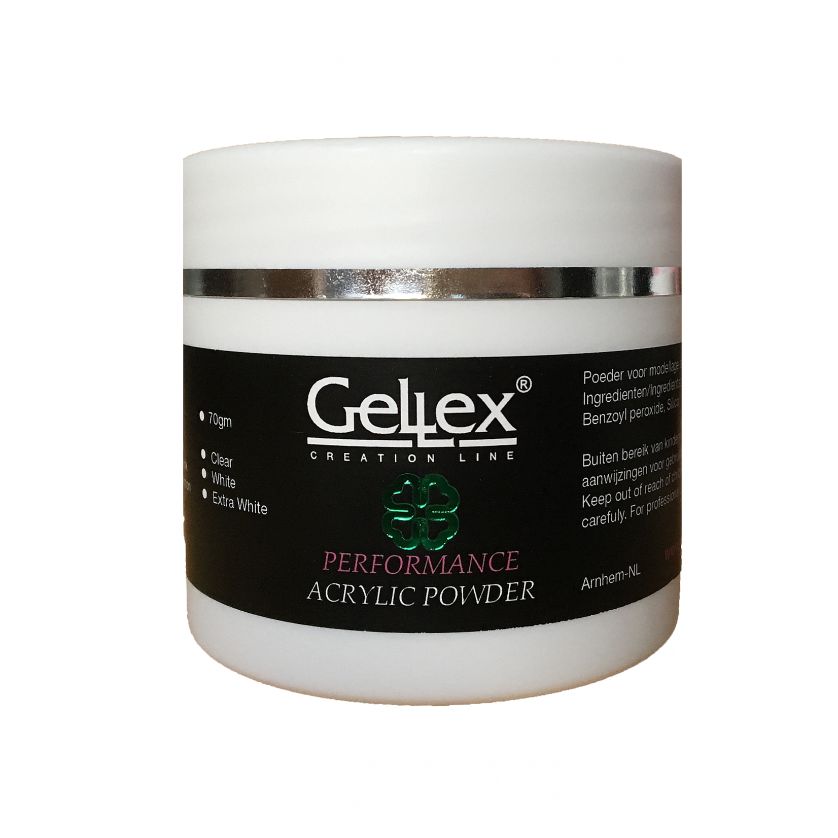 Gellex Performance acryl poeder white 35g