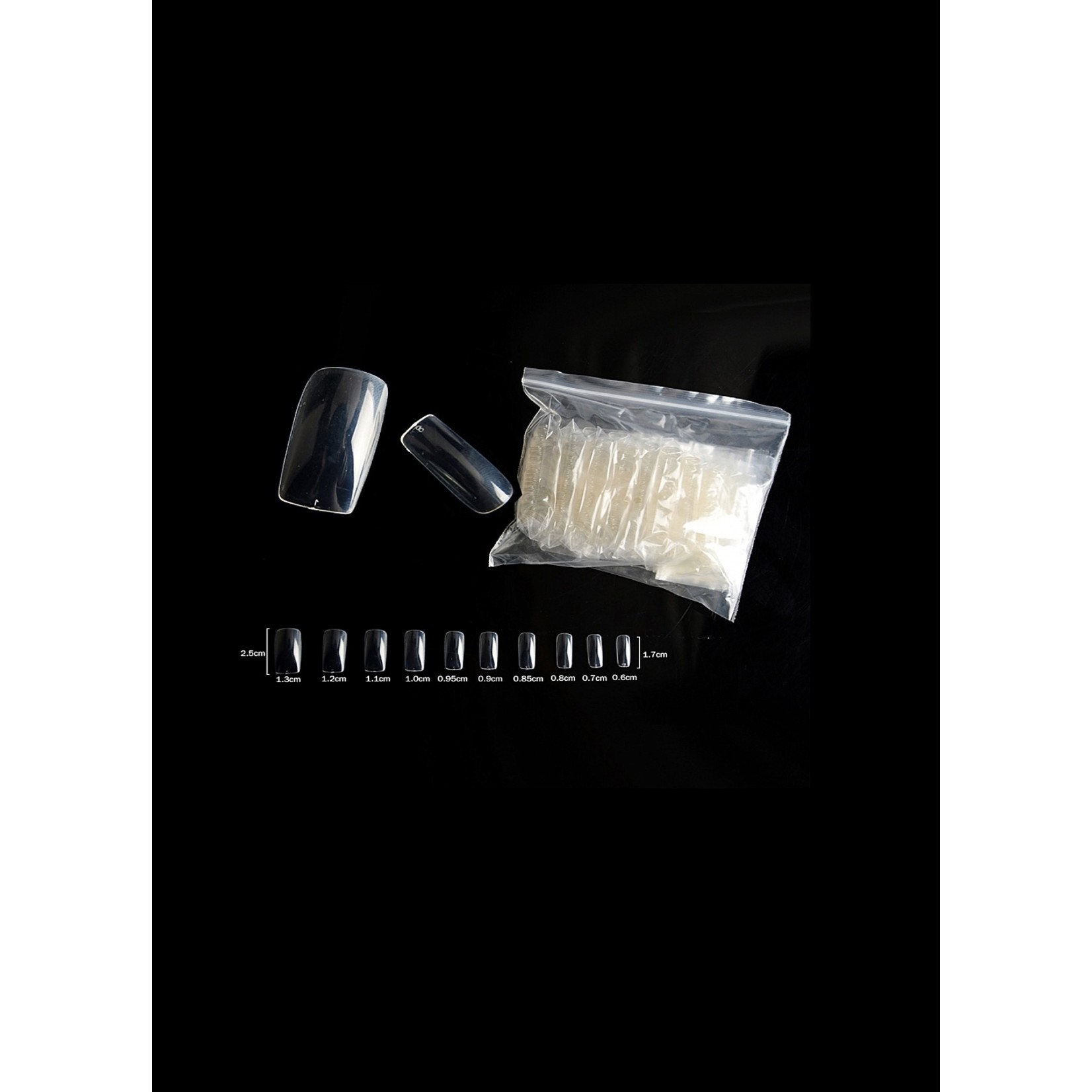 Gellex Gellex Full-cover-tips-clear-500st